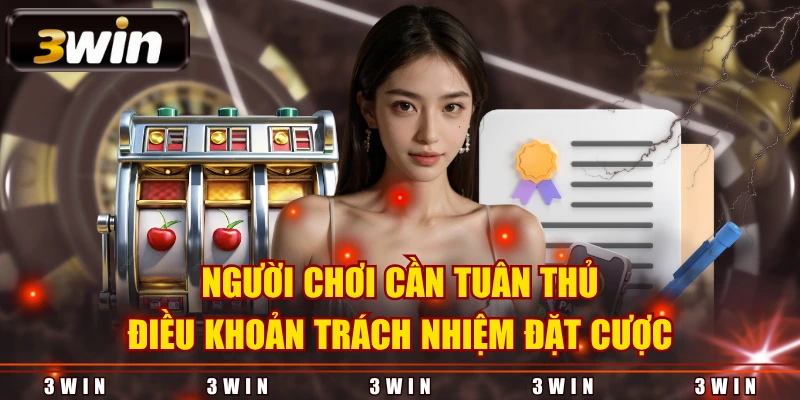 Người chơi cần tuân thủ điều khoản trách nhiệm đặt cược